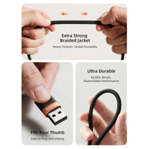 CABLETIME καλώδιο USB-C σε USB CT-AMCM2A, 2A, 480Mbps, 1m, μαύρο | Καλώδια - Αντάπτορες | elabstore.gr