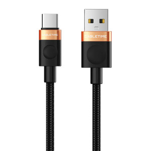 CABLETIME καλώδιο USB-C σε USB CT-AMCM2A, 2A, 480Mbps, 1m, μαύρο | Καλώδια - Αντάπτορες | elabstore.gr
