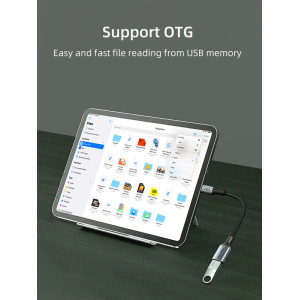 CABLETIME αντάπτορας USB-C σε USB CT-CMAF3.0, 5Gbps, γκρι | Καλώδια - Αντάπτορες | elabstore.gr