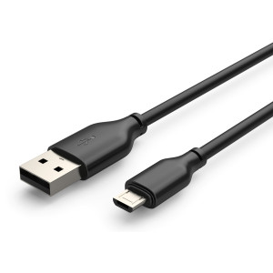 CABLETIME καλώδιο micro USB σε USB CT-C165-05G, 2.4A, 480Mbps, 0.25m, μαύρο | Καλώδια - Αντάπτορες | elabstore.gr