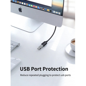 CABLETIME καλώδιο προέκτασης USB 2.0 CT-AMAF2.0, 480Mbps, 1.5m, μαύρο | Καλώδια - Αντάπτορες | elabstore.gr