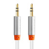 CABLETIME καλώδιο ήχου 3.5mm CT-AV311-P11G, gold plated, 3m, λευκό | Καλώδια - Αντάπτορες | elabstore.gr
