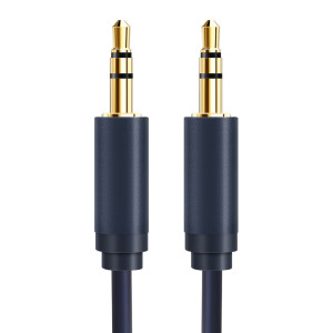 CABLETIME καλώδιο ήχου 3.5mm CT-AV301-H11G, gold plated, 5m, μπλε | Καλώδια - Αντάπτορες | elabstore.gr