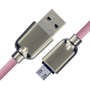 CABLETIME καλώδιο micro USB σε USB CT-PE32-ZFMC, 2A, 480Mbps, 1m, ροζ | Καλώδια - Αντάπτορες | elabstore.gr