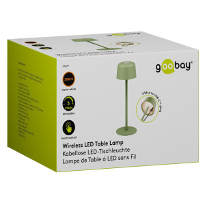 GOOBAY επιτραπέζιο φωτιστικό 77677, 3000K, dimmable, επαναφορτιζόμενο, πράσινο | eLabstore.gr GOOBAY επιτραπέζιο φωτιστικό 77677, 3000K, dimmable, επαναφορτιζόμενο, πράσινο | Φωτισμός | elabstore.gr