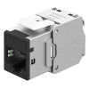 GOOBAY Keystone module RJ45 77943, CAT 6A STP, slim, toolfree, ασημί/μαύρο | Εξοπλισμός IT | elabstore.gr