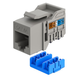 GOOBAY Keystone module RJ45 77951, CAT 6A UTP, slim & short, toolfree, γκρι | eLabstore.gr GOOBAY Keystone module RJ45 77951, CAT 6A UTP, slim & short, toolfree, γκρι | Εξοπλισμός IT | elabstore.gr