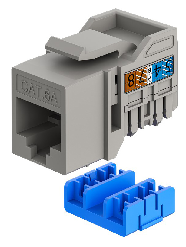 GOOBAY Keystone module RJ45 77951, CAT 6A UTP, slim & short, toolfree, γκρι | eLabstore.gr GOOBAY Keystone module RJ45 77951, CAT 6A UTP, slim & short, toolfree, γκρι | Εξοπλισμός IT | elabstore.gr