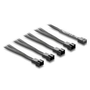 DELOCK καλώδιο 1x 4pin PWM σε 4x 4pin PWM 84540 για ανεμιστήρες, 40cm | Καλώδια - Αντάπτορες | elabstore.gr