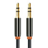 CABLETIME καλώδιο ήχου 3.5mm CT-AV311-P11G, gold plated, 1m, μαύρο | Καλώδια - Αντάπτορες | elabstore.gr
