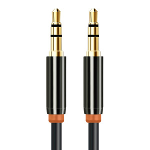 CABLETIME καλώδιο ήχου 3.5mm CT-AV311-P11G, gold plated, 3m, μαύρο | Καλώδια - Αντάπτορες | elabstore.gr