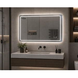 BRUNO καθρέφτης μπάνιου LED BRN-0285, ορθογώνιος, 24W, 60x80cm, IP67 | Οικιακός εξοπλισμός | elabstore.gr