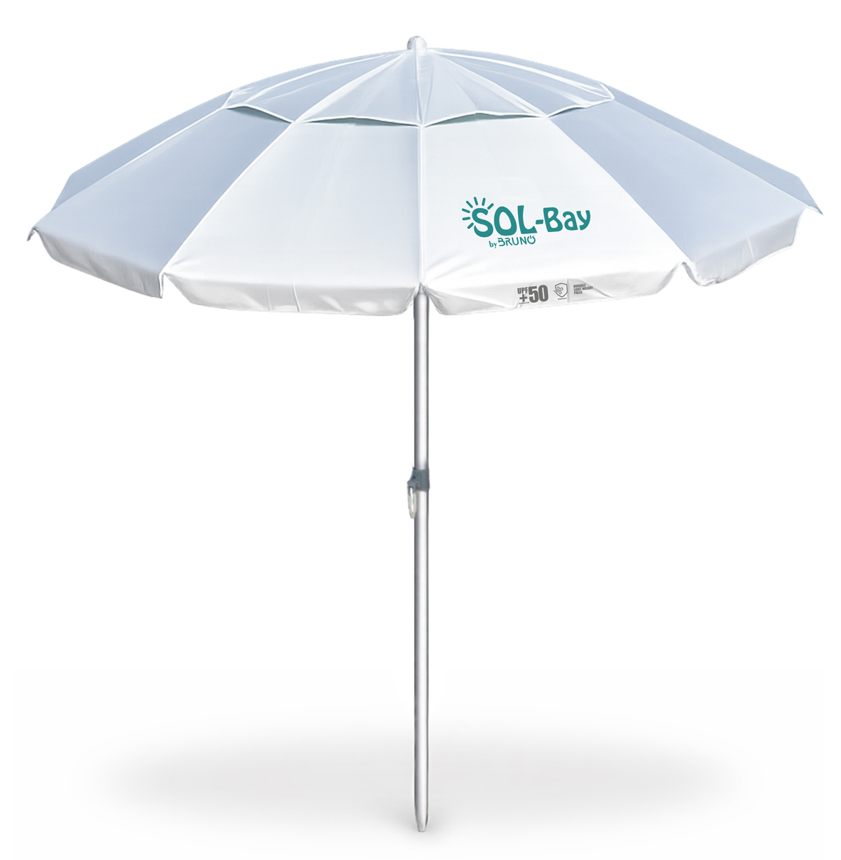 BRUNO ομπρέλα παραλίας αλουμινίου SOL-BAY BRN-0286, 2 μέτρων, ασημένια επίστρωση με UV προστασία UPF 50+, αντιανεμικός σκελετός Fiberglass, ρυθμιζόμενο ύψος & κλίση, φορητή με θήκη μεταφοράς | eLabstore.gr BRUNO ομπρέλα παραλίας αλουμινίου SOL-BAY BRN-0286, 2 μέτρων, ασημένια επίστρωση με UV προστασία UPF 50+, αντιανεμικός σκελετός Fiberglass, ρυθμιζόμενο ύψος & κλίση, φορητή με θήκη μεταφοράς | Είδη Εξοχής & Παραλίας | elabstore.gr