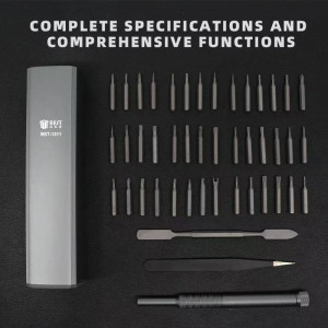 BEST σετ κατσαβίδι ακριβείας BST-1311 με 42 μύτες, με θήκη, 45τμχ | Εργαλεία | elabstore.gr