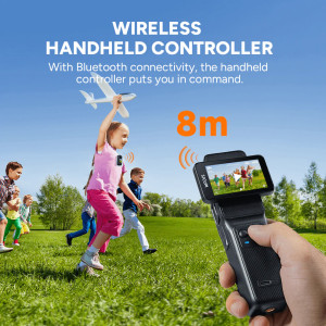 SJCAM action camera C400 με ασύρματο χειριστήριο, 16MP/4K, WiFi, αδιάβροχη θήκη, μαύρη | Εικόνα & Ήχος | elabstore.gr