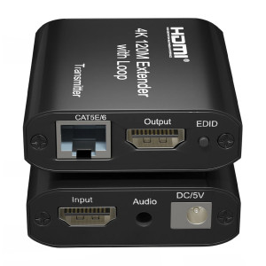 POWERTECH HDMI video extender CAB-H195 μέσω καλωδίου RJ45, 4K/30Hz, με loop, έως 120m | Καλώδια - Αντάπτορες | elabstore.gr