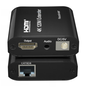 POWERTECH HDMI video extender CAB-H195 μέσω καλωδίου RJ45, 4K/30Hz, με loop, έως 120m | Καλώδια - Αντάπτορες | elabstore.gr