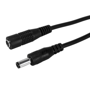 POWERTECH καλώδιο προέκτασης τροφοδοσίας CAB-H196, 5.5x2.1mm, 1.5m, μαύρο | Τροφοδοσία Ρεύματος | elabstore.gr