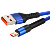 CABLETIME καλώδιο micro USB σε USB CT-C165-P05, 2.4A, 480Mbps, 1m, μπλε | Καλώδια - Αντάπτορες | elabstore.gr