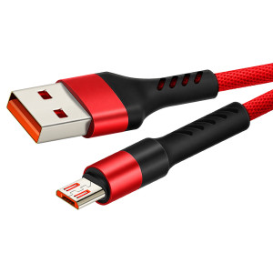 CABLETIME καλώδιο micro USB σε USB CT-C165-P05, 2.4A, 480Mbps, 1m, κόκκινο | Καλώδια - Αντάπτορες | elabstore.gr