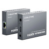 CABLETIME HDMI video extender CT-HEHD-FG60 μέσω καλωδίου RJ45, 1080p/60Hz, έως 60m | Καλώδια - Αντάπτορες | elabstore.gr