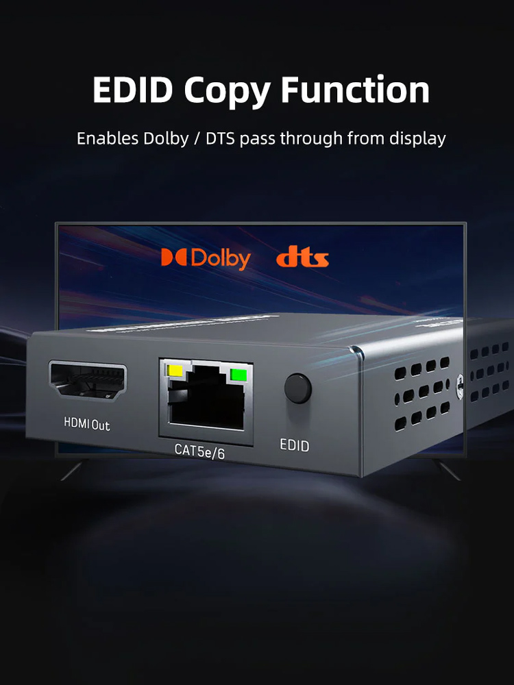 CABLETIME HDMI video extender CT-HEHD-FG60 μέσω καλωδίου RJ45, 1080p/60Hz, έως 60m | eLabstore.gr CABLETIME HDMI video extender CT-HEHD-FG60 μέσω καλωδίου RJ45, 1080p/60Hz, έως 60m - Image 6