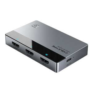 CABLETIME HDMI splitter CT-HSP4K2-AG, 1 σε 2, 4K/60Hz, uni-directional, γκρι | Καλώδια - Αντάπτορες | elabstore.gr