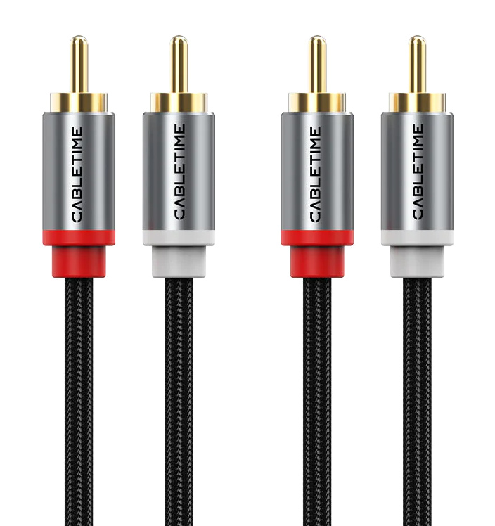 CABLETIME καλώδιο ήχου 2x RCA σε 2x RCA CT-RCA, 1m, μαύρο | eLabstore.gr CABLETIME καλώδιο ήχου 2x RCA σε 2x RCA CT-RCA, 1m, μαύρο | Καλώδια - Αντάπτορες | elabstore.gr