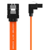 CABLETIME καλώδιο SATA III CT-SATA3R, γωνιακό, 6Gbps, 0.50m, πορτοκαλί | Καλώδια - Αντάπτορες | elabstore.gr