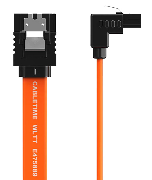 CABLETIME καλώδιο SATA III CT-SATA3R, γωνιακό, 6Gbps, 0.50m, πορτοκαλί | eLabstore.gr CABLETIME καλώδιο SATA III CT-SATA3R, γωνιακό, 6Gbps, 0.50m, πορτοκαλί | Καλώδια - Αντάπτορες | elabstore.gr