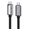 CABLETIME καλώδιο USB-C CT-USB4V2, USB4, 240W, 80Gbps, 8K/60Hz, 1m, μαύρο | Καλώδια - Αντάπτορες | elabstore.gr