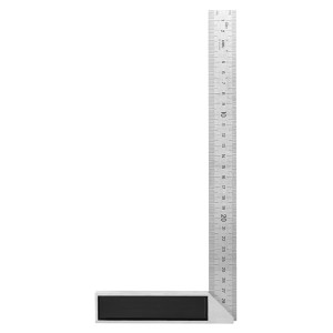 DELI μεταλλικός γωνιακός χάρακας DL302300, 300mm | Εργαλεία | elabstore.gr
