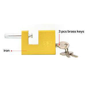 DELI λουκέτο τάκου με κλειδί DL508307, heavy duty, 70mm | Gadgets - Αξεσουάρ | elabstore.gr