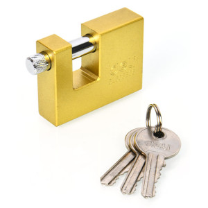 DELI λουκέτο τάκου με κλειδί DL508308, heavy duty, 80mm | Gadgets - Αξεσουάρ | elabstore.gr