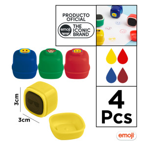 EMOJI παιδικές σφραγίδες EM24001, 4x σχέδια/χρώματα | Αναλώσιμα - Είδη Γραφείου | elabstore.gr