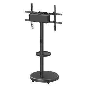 BRATECK βάση τηλεόρασης δαπέδου FS38-46TWE, 37-86", έως 50kg, με ράφι & cable management, ροδάκια, μαύρη | eLabstore.gr BRATECK βάση τηλεόρασης δαπέδου FS38-46TWE, 37-86", έως 50kg, με ράφι & cable management, ροδάκια, μαύρη | Εικόνα & Ήχος | elabstore.gr
