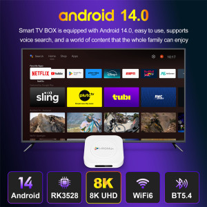 H96 MAX TV Box M1 Plus, 8K, 4/32GB, WiFi 6, Bluetooth, Android 14 | Εικόνα & Ήχος | elabstore.gr