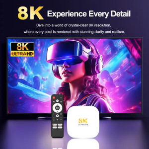 H96 MAX TV Box M2 Plus, 8K, 4/32GB, WiFi 6, Bluetooth, Android 14 | Εικόνα & Ήχος | elabstore.gr