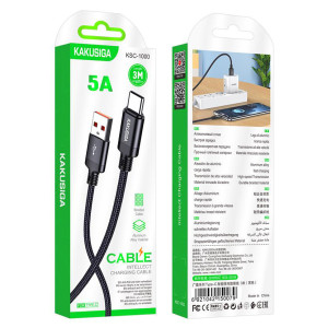 KAKUSIGA καλώδιο USB-C σε USB KSC-1000, 5A, 480Mbps, 3m, μαύρο | eLabstore.gr KAKUSIGA καλώδιο USB-C σε USB KSC-1000, 5A, 480Mbps, 3m, μαύρο | Καλώδια - Αντάπτορες | elabstore.gr