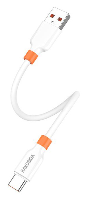 KAKUSIGA καλώδιο USB-C σε USB KSC-1024, σιλικόνης, 5A, 480Mbps, 0.25m, λευκό | eLabstore.gr KAKUSIGA καλώδιο USB-C σε USB KSC-1024, σιλικόνης, 5A, 480Mbps, 0.25m, λευκό | Καλώδια - Αντάπτορες | elabstore.gr