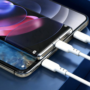 KAKUSIGA καλώδιο USB σε USB-C/Lightning/Micro USB KSC-1025, 5A, 480Mbps, 1.2m, λευκό | Καλώδια - Αντάπτορες | elabstore.gr