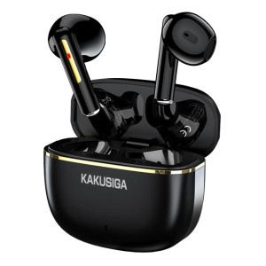 KAKUSIGA earphones με θήκη φόρτισης KSC-1482, True Wireless, 15mm, 35/300mAh, μαύρα | Αξεσουάρ κινητών | elabstore.gr