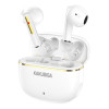 KAKUSIGA earphones με θήκη φόρτισης KSC-1482, True Wireless, 15mm, 35/300mAh, λευκά | Αξεσουάρ κινητών | elabstore.gr