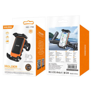 KAKUSIGA βάση ποδηλάτου/μηχανής για smartphone KSC-1739, μαύρη | eLabstore.gr KAKUSIGA βάση ποδηλάτου/μηχανής για smartphone KSC-1739, μαύρη | Αξεσουάρ κινητών | elabstore.gr