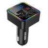 KAKUSIGA FM transmitter & φορτιστής KSC-1982, USB/USB-C, 55W, Bluetooth, μαύρο | Gadgets - Αξεσουάρ | elabstore.gr