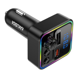 KAKUSIGA FM transmitter & φορτιστής KSC-1982, USB/USB-C, 55W, Bluetooth, μαύρο | eLabstore.gr KAKUSIGA FM transmitter & φορτιστής KSC-1982, USB/USB-C, 55W, Bluetooth, μαύρο | Gadgets - Αξεσουάρ | elabstore.gr