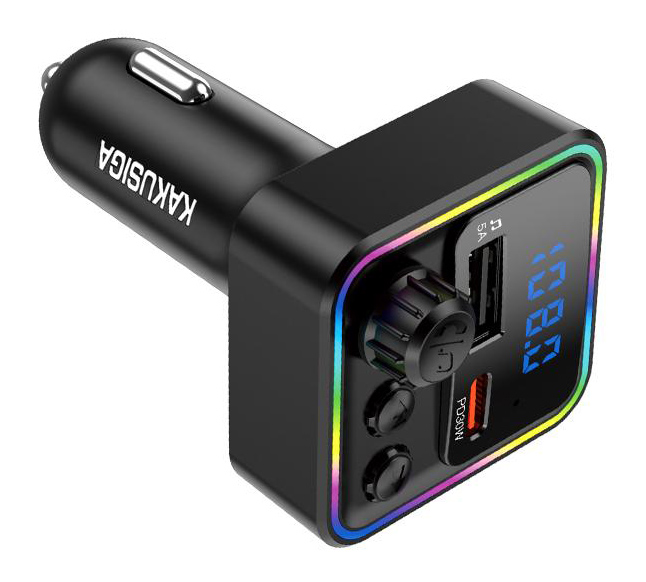 KAKUSIGA FM transmitter & φορτιστής KSC-1982, USB/USB-C, 55W, Bluetooth, μαύρο | eLabstore.gr KAKUSIGA FM transmitter & φορτιστής KSC-1982, USB/USB-C, 55W, Bluetooth, μαύρο | Gadgets - Αξεσουάρ | elabstore.gr