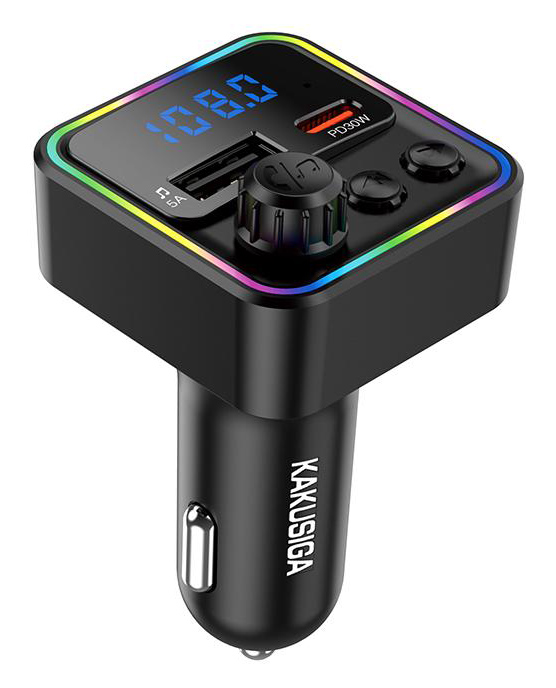 KAKUSIGA FM transmitter & φορτιστής KSC-1982, USB/USB-C, 55W, Bluetooth, μαύρο | eLabstore.gr KAKUSIGA FM transmitter & φορτιστής KSC-1982, USB/USB-C, 55W, Bluetooth, μαύρο | Gadgets - Αξεσουάρ | elabstore.gr