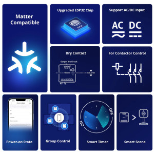 SONOFF smart διακόπτης MINI-D, WiFi, συμβατός με Matter, λευκός | Εργαλεία | elabstore.gr