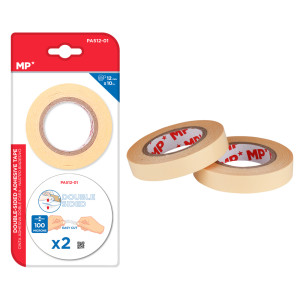 MP κολλητική ταινία διπλής όψεως PA512-01, 12mm, 10m, μπεζ, 2τμχ | Εργαλεία | elabstore.gr